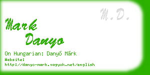 mark danyo business card